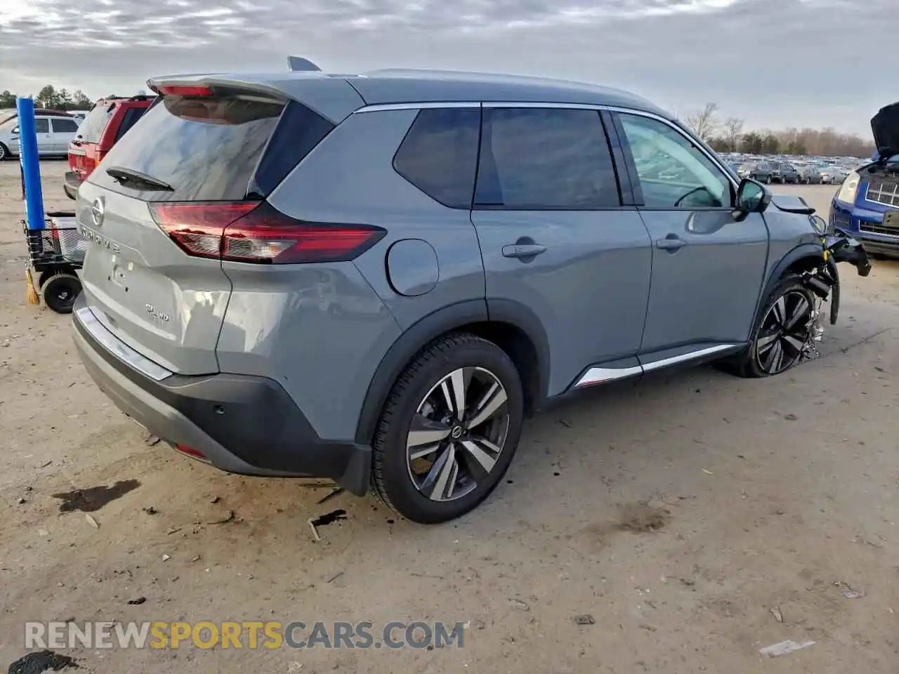 3 Photograph of a damaged car 5N1AT3CB3MC791439 NISSAN ROGUE 2021