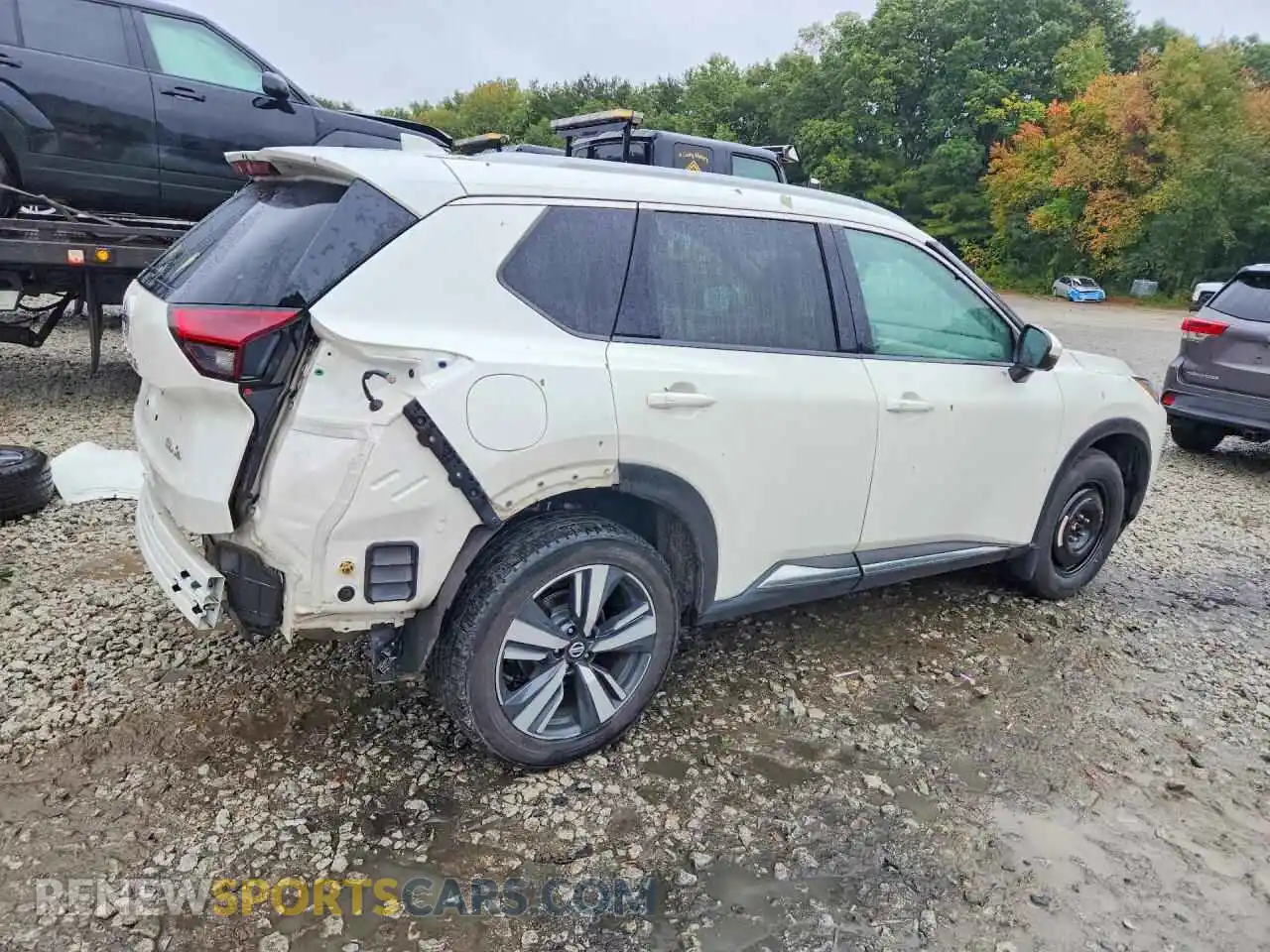 3 fotografías del automóvil dañado 5N1AT3CB4MC685825 NISSAN ROGUE 2021