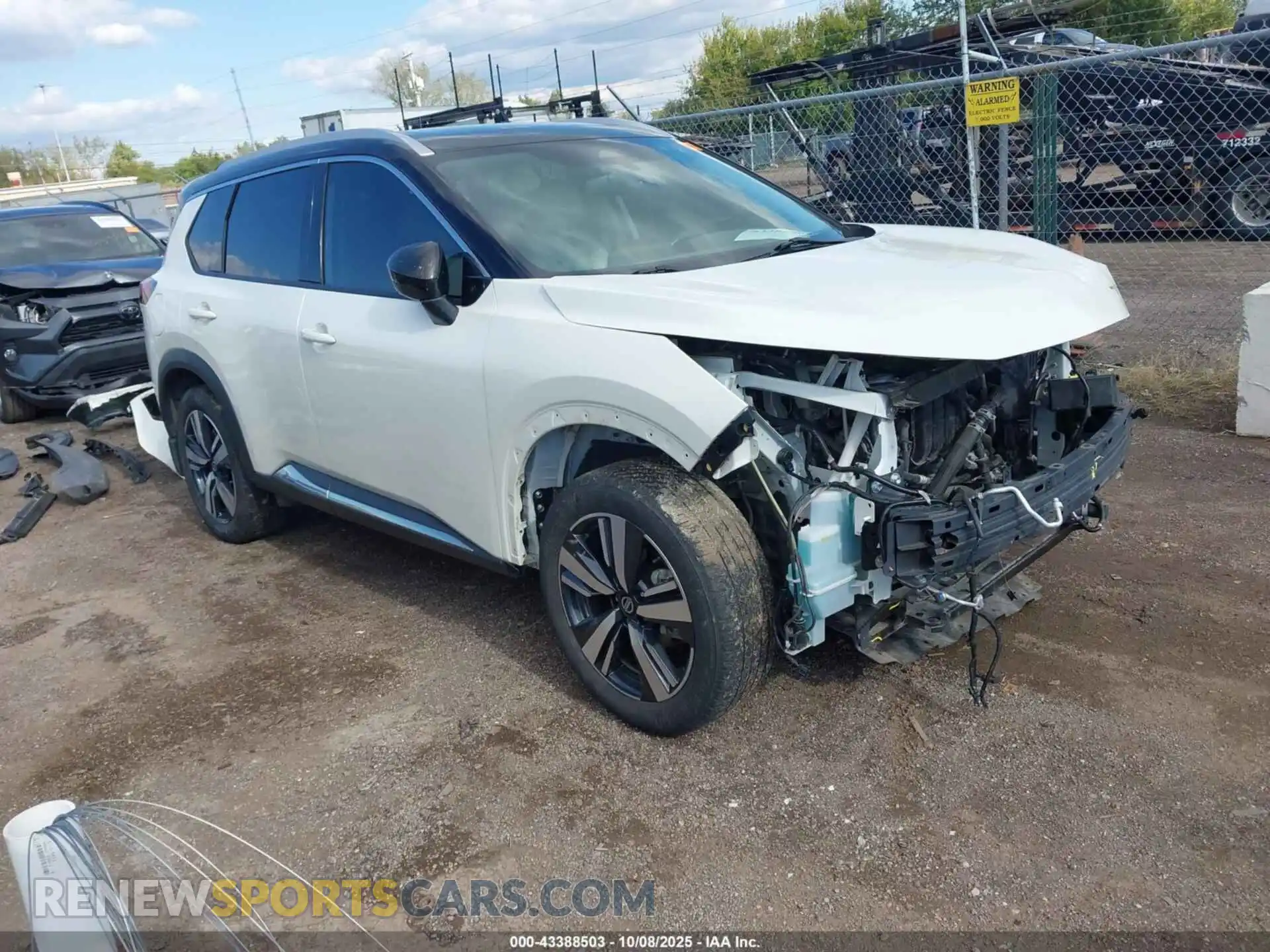 1 Photograph of a damaged car 5N1AT3CB4MC757719 NISSAN ROGUE 2021