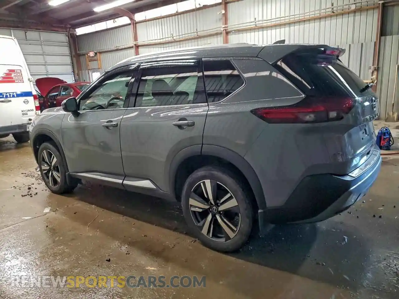 2 Photograph of a damaged car 5N1AT3CB4MC782751 NISSAN ROGUE 2021
