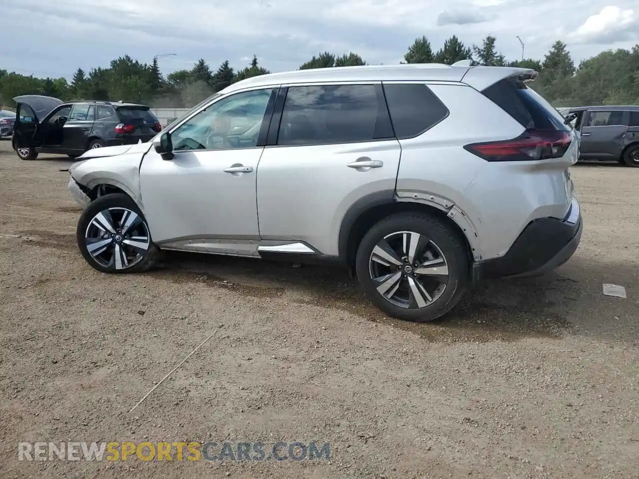 2 Photograph of a damaged car 5N1AT3CB4MC798304 NISSAN ROGUE 2021