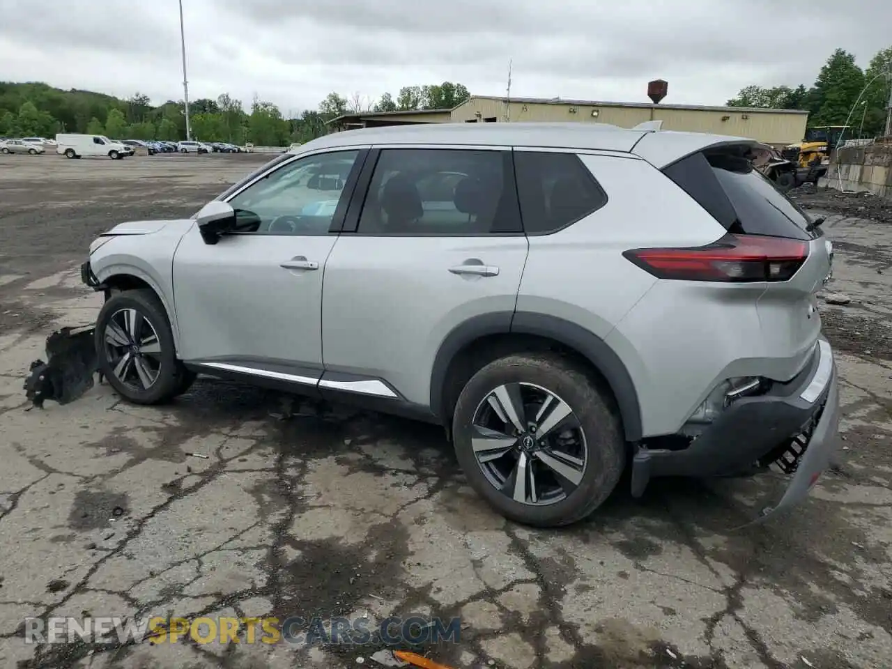 2 Photograph of a damaged car 5N1AT3CB5MC670184 NISSAN ROGUE 2021