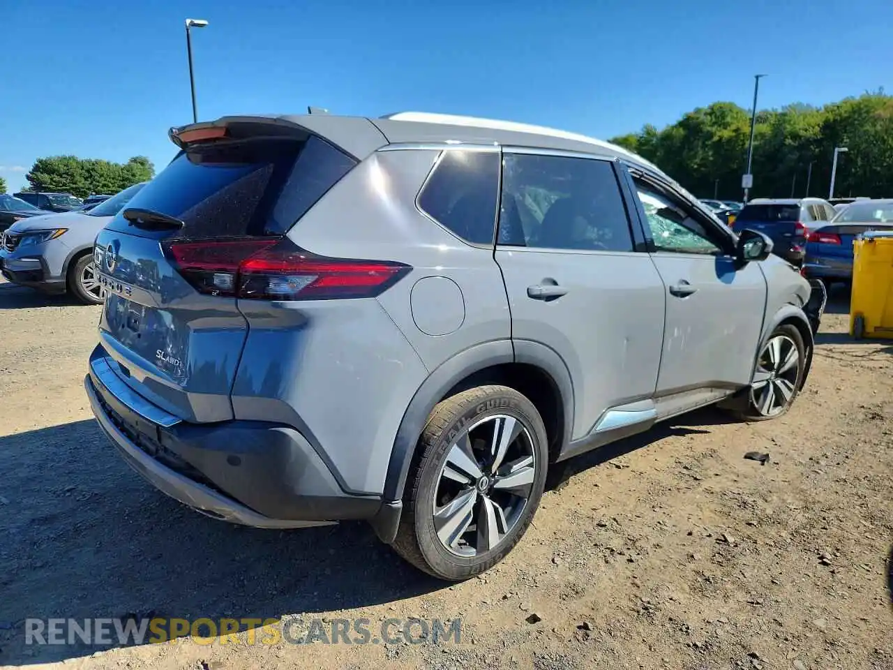 3 fotografías del automóvil dañado 5N1AT3CB5MC707234 NISSAN ROGUE 2021