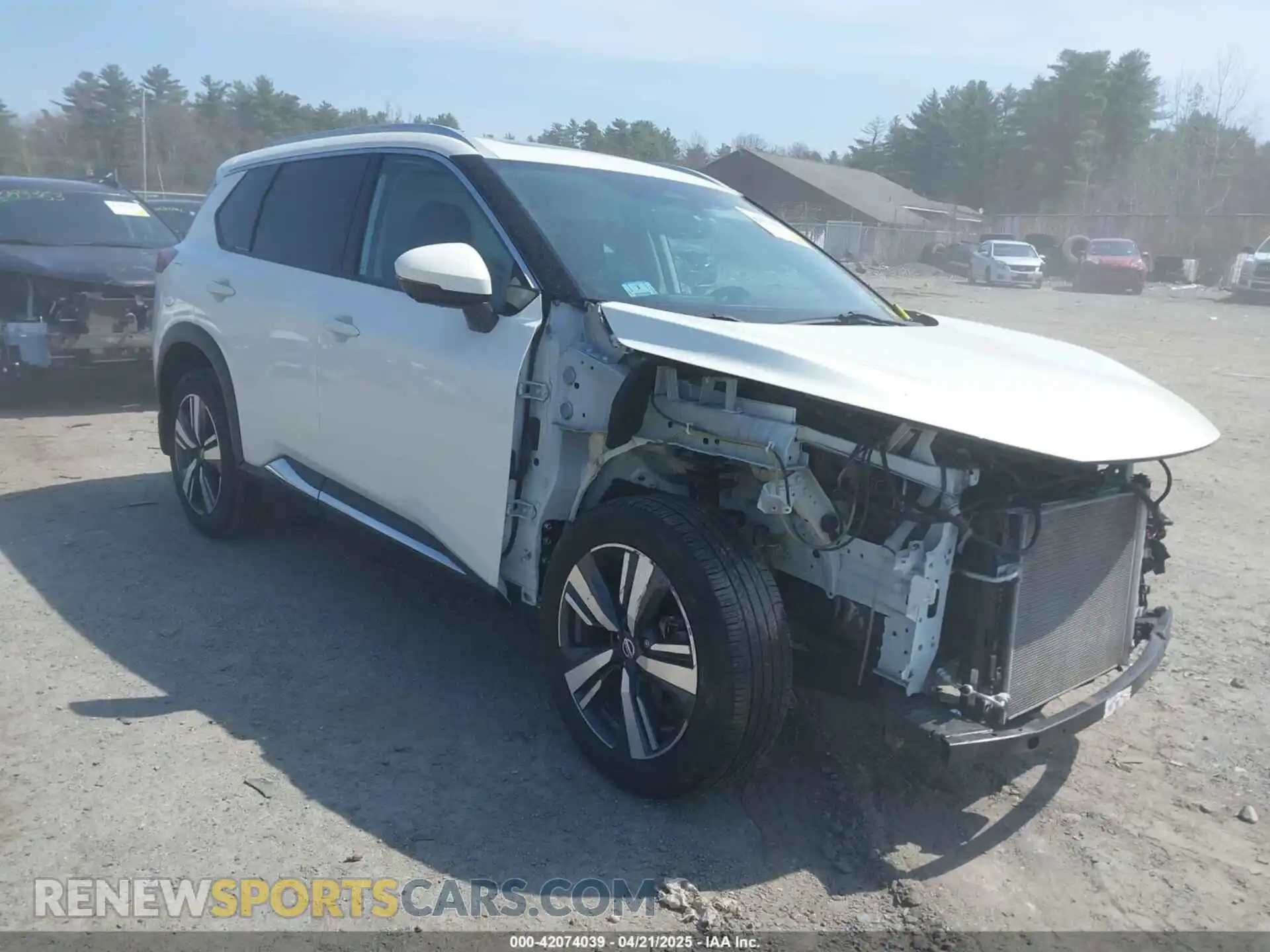 1 Photograph of a damaged car 5N1AT3CB5MC766767 NISSAN ROGUE 2021