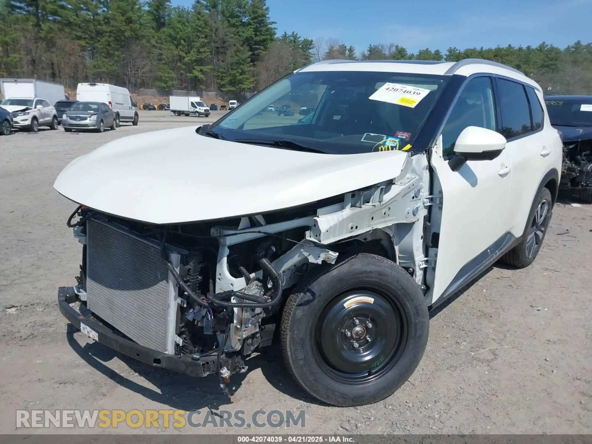 2 Photograph of a damaged car 5N1AT3CB5MC766767 NISSAN ROGUE 2021