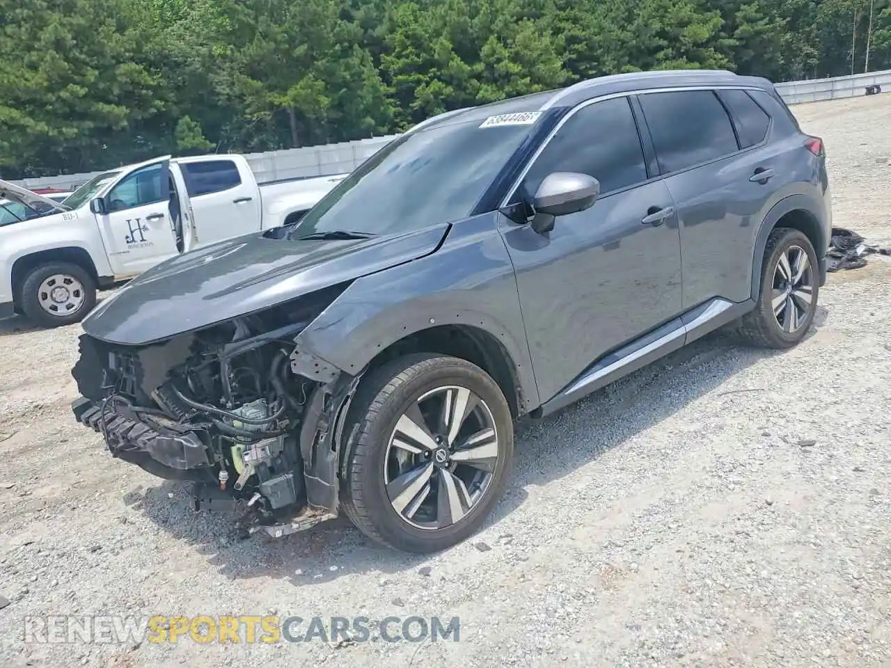 1 Photograph of a damaged car 5N1AT3CB5MC803560 NISSAN ROGUE 2021