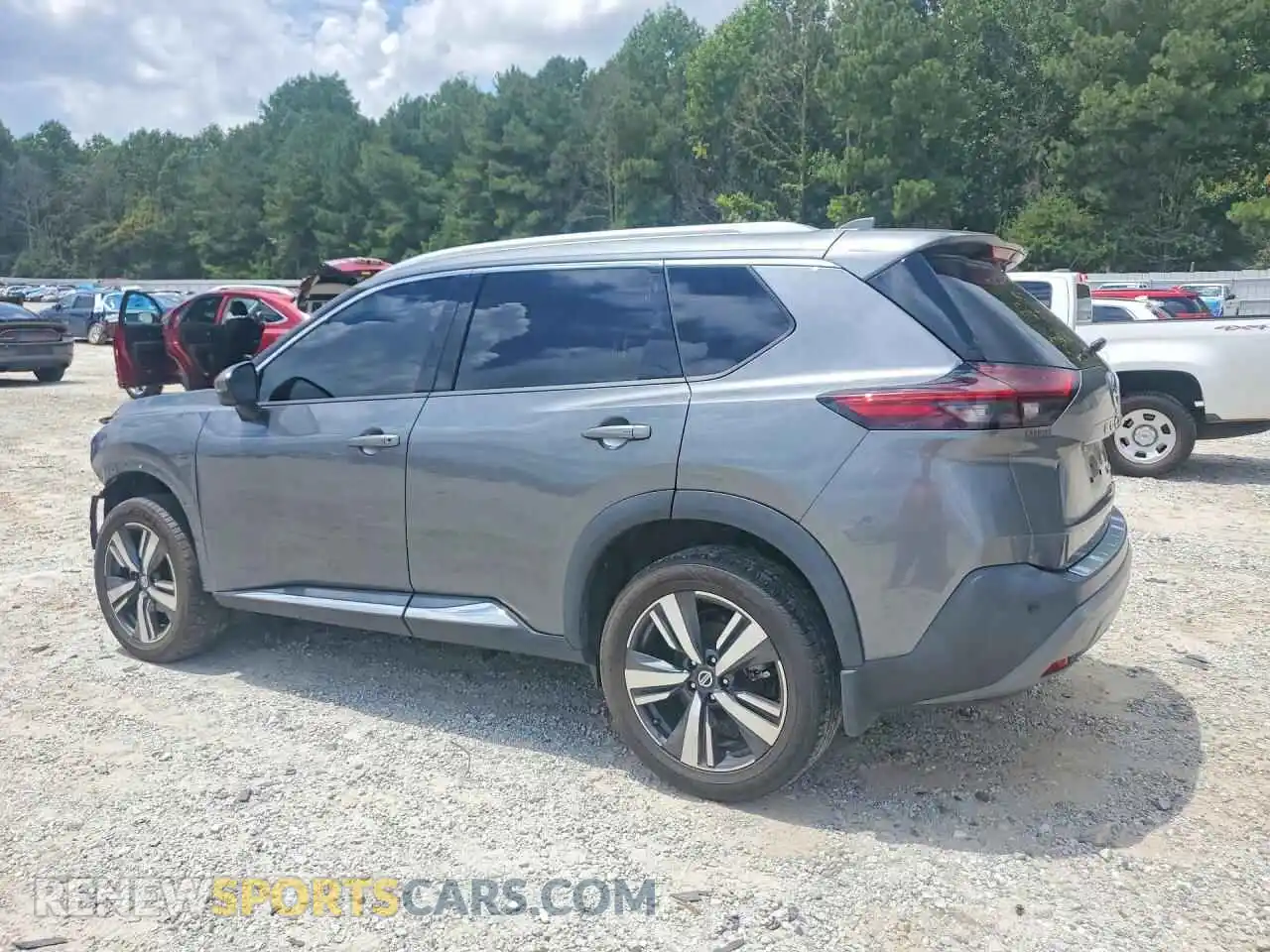 2 Photograph of a damaged car 5N1AT3CB5MC803560 NISSAN ROGUE 2021
