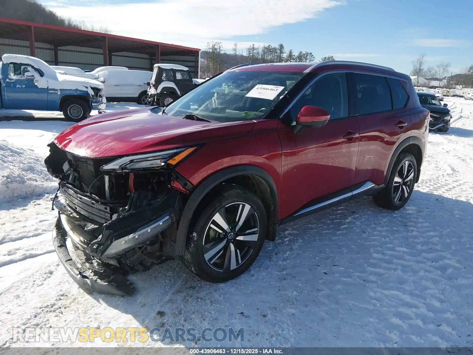 2 Photograph of a damaged car 5N1AT3CB6MC689133 NISSAN ROGUE 2021