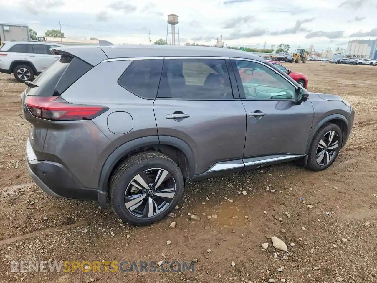 3 fotografías del automóvil dañado 5N1AT3CB6MC723426 NISSAN ROGUE 2021
