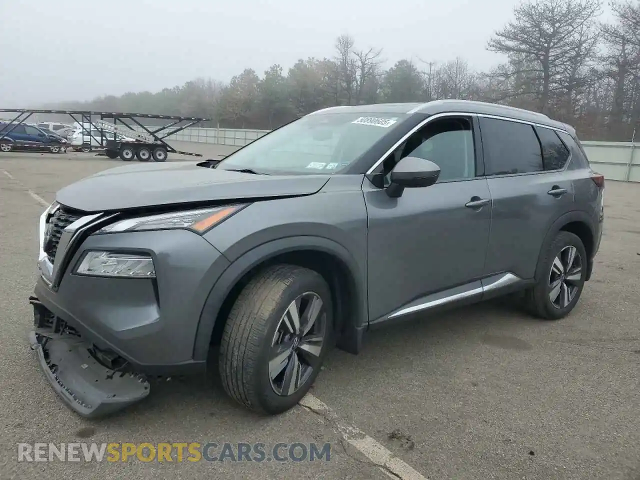 1 Photograph of a damaged car 5N1AT3CB6MC762680 NISSAN ROGUE 2021