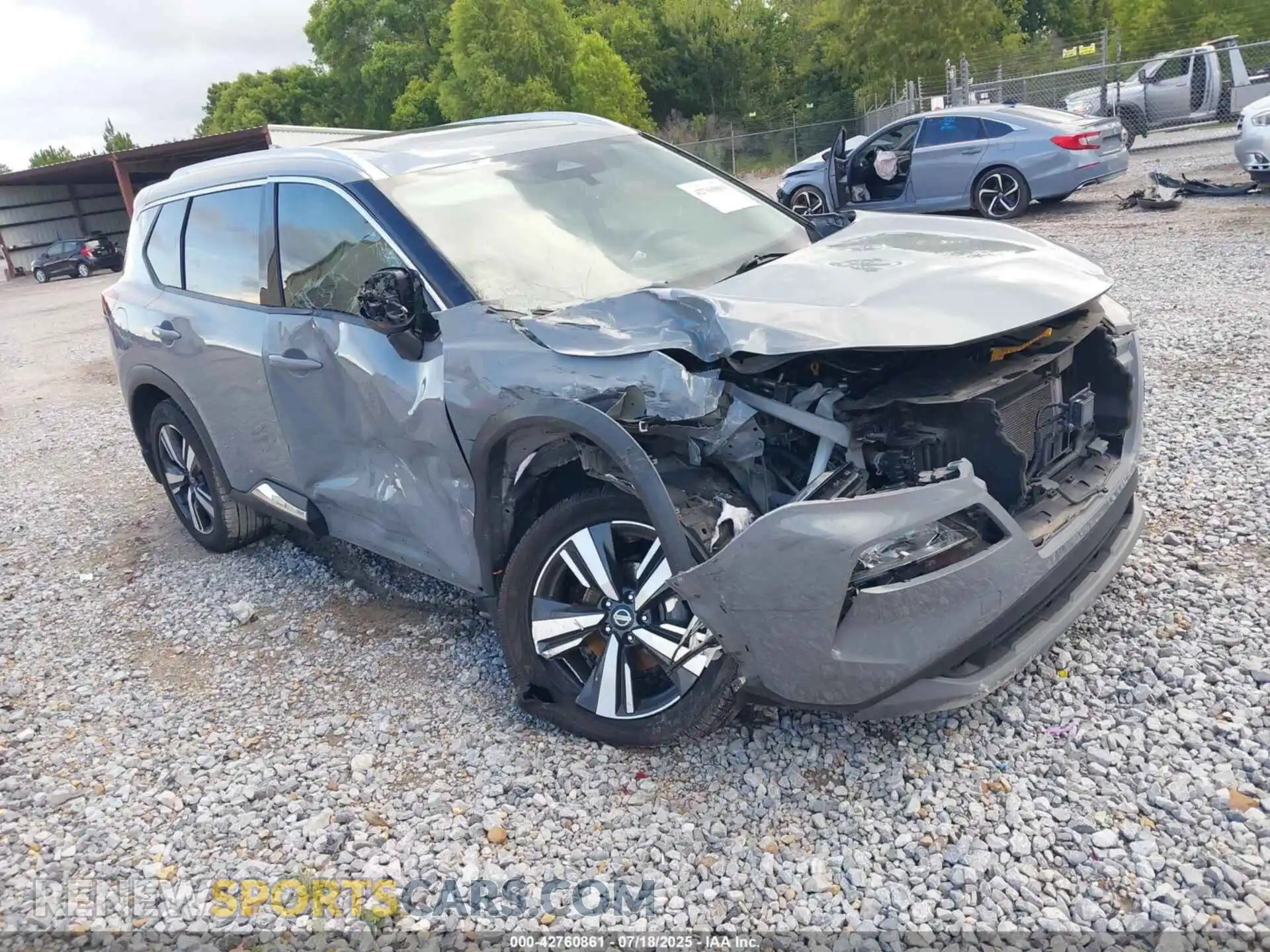 1 Photograph of a damaged car 5N1AT3CB6MC818357 NISSAN ROGUE 2021