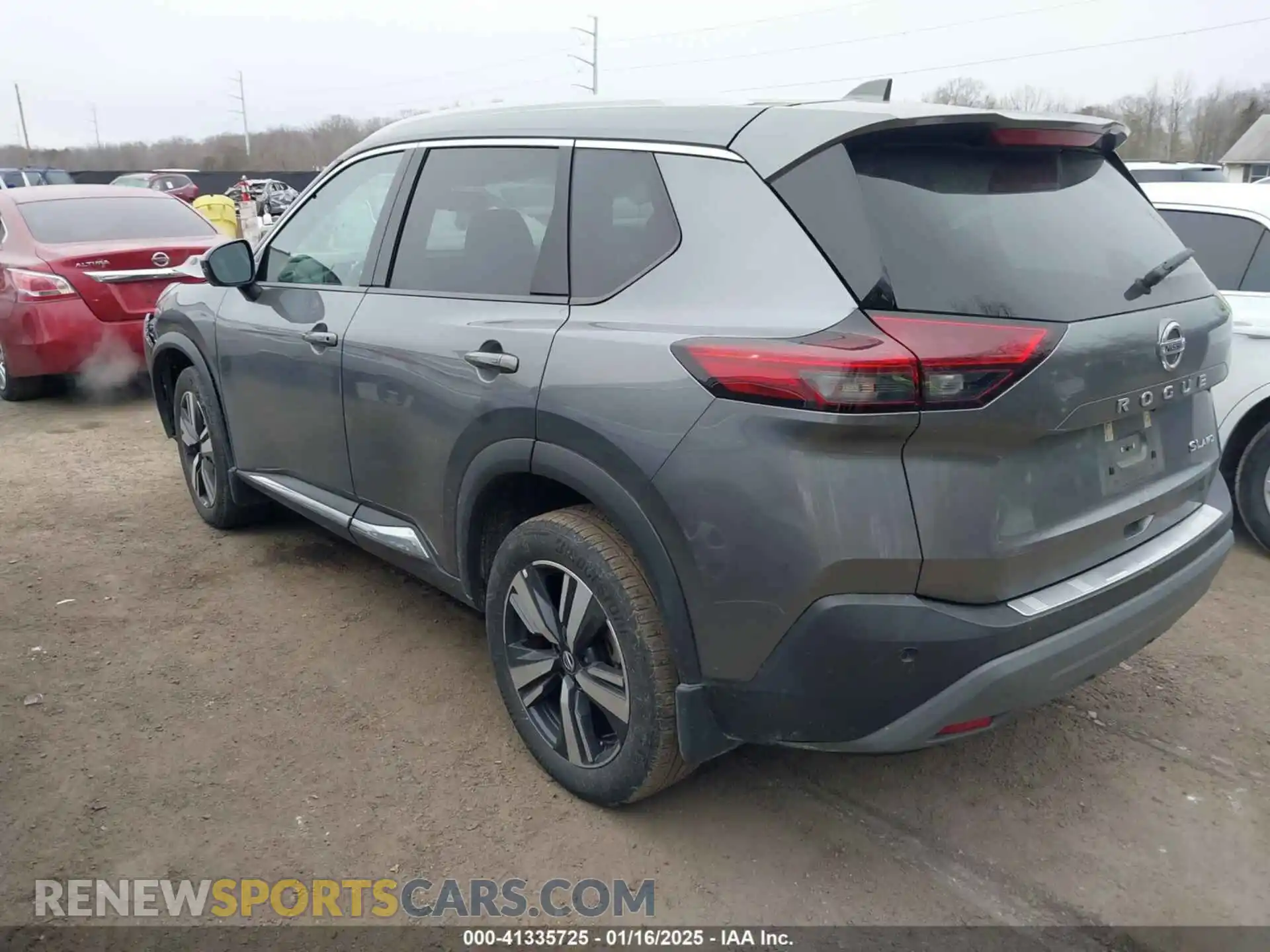 3 Photograph of a damaged car 5N1AT3CB6MC840133 NISSAN ROGUE 2021