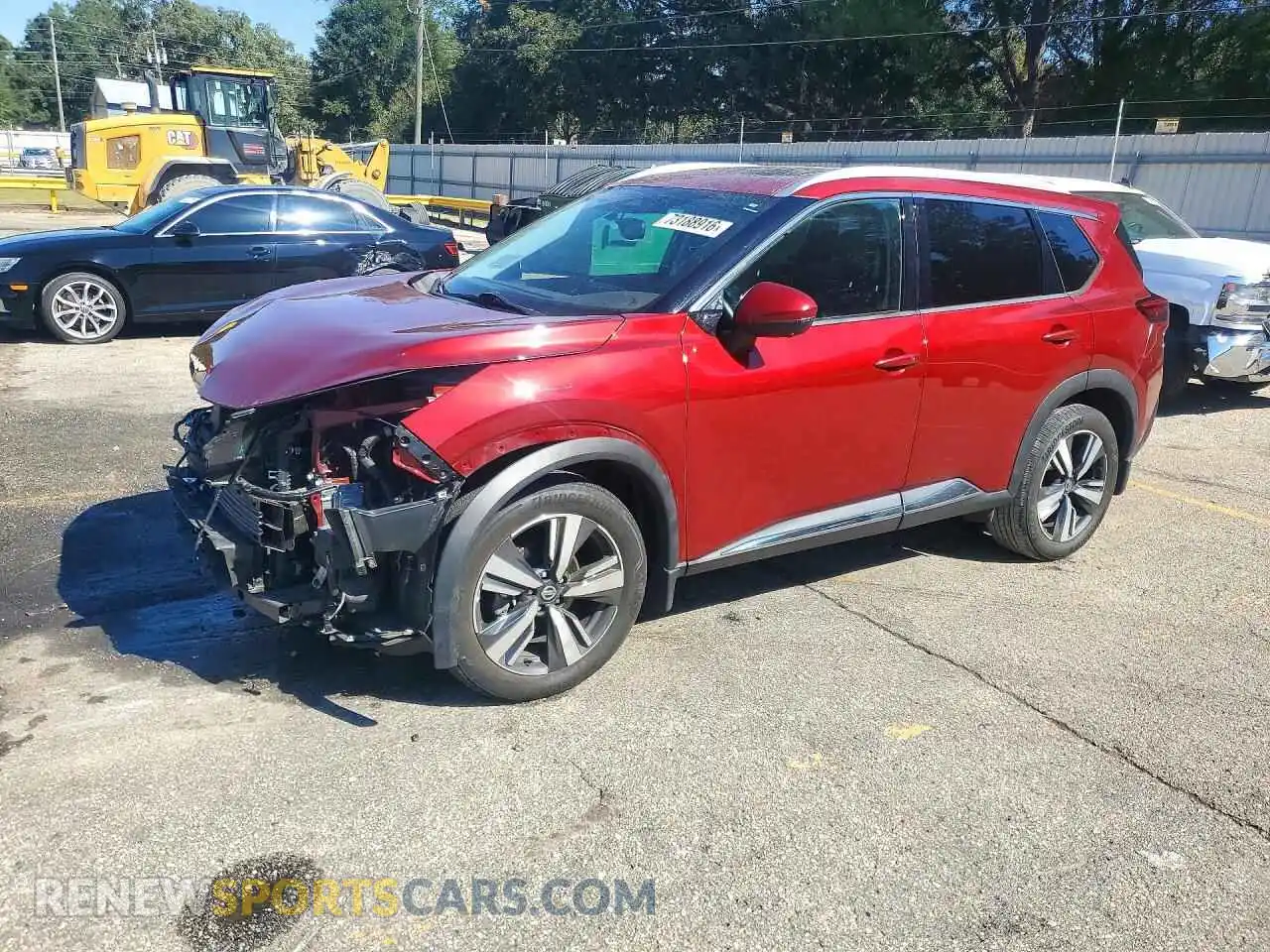 1 fotografías del automóvil dañado 5N1AT3CB7MC684264 NISSAN ROGUE 2021