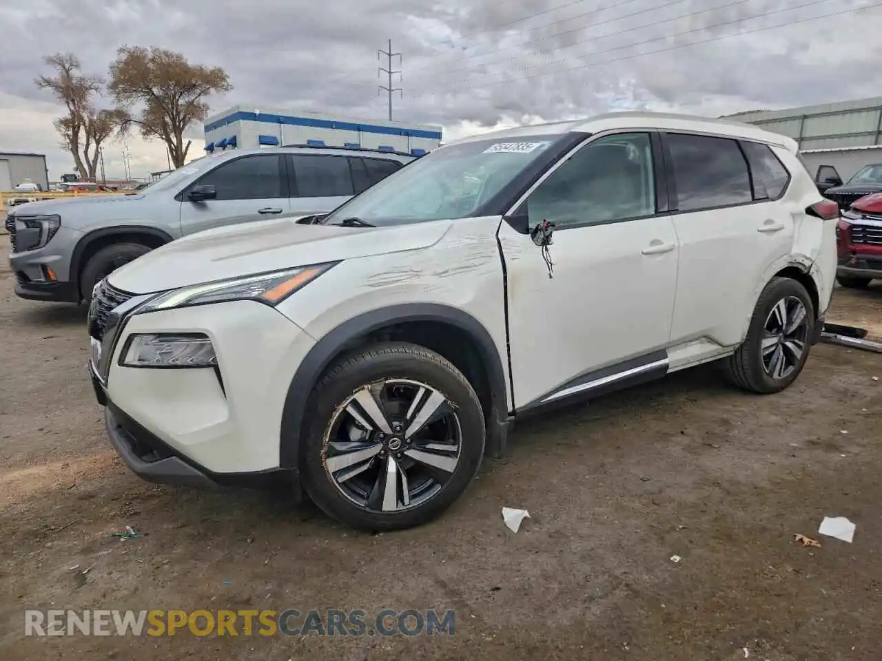 1 Photograph of a damaged car 5N1AT3CB7MC764678 NISSAN ROGUE 2021