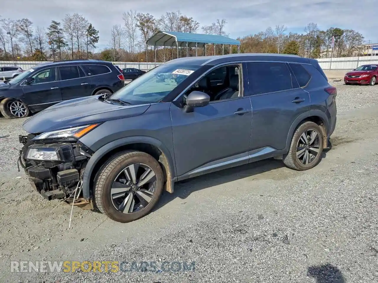 1 Photograph of a damaged car 5N1AT3CB7MC804483 NISSAN ROGUE 2021