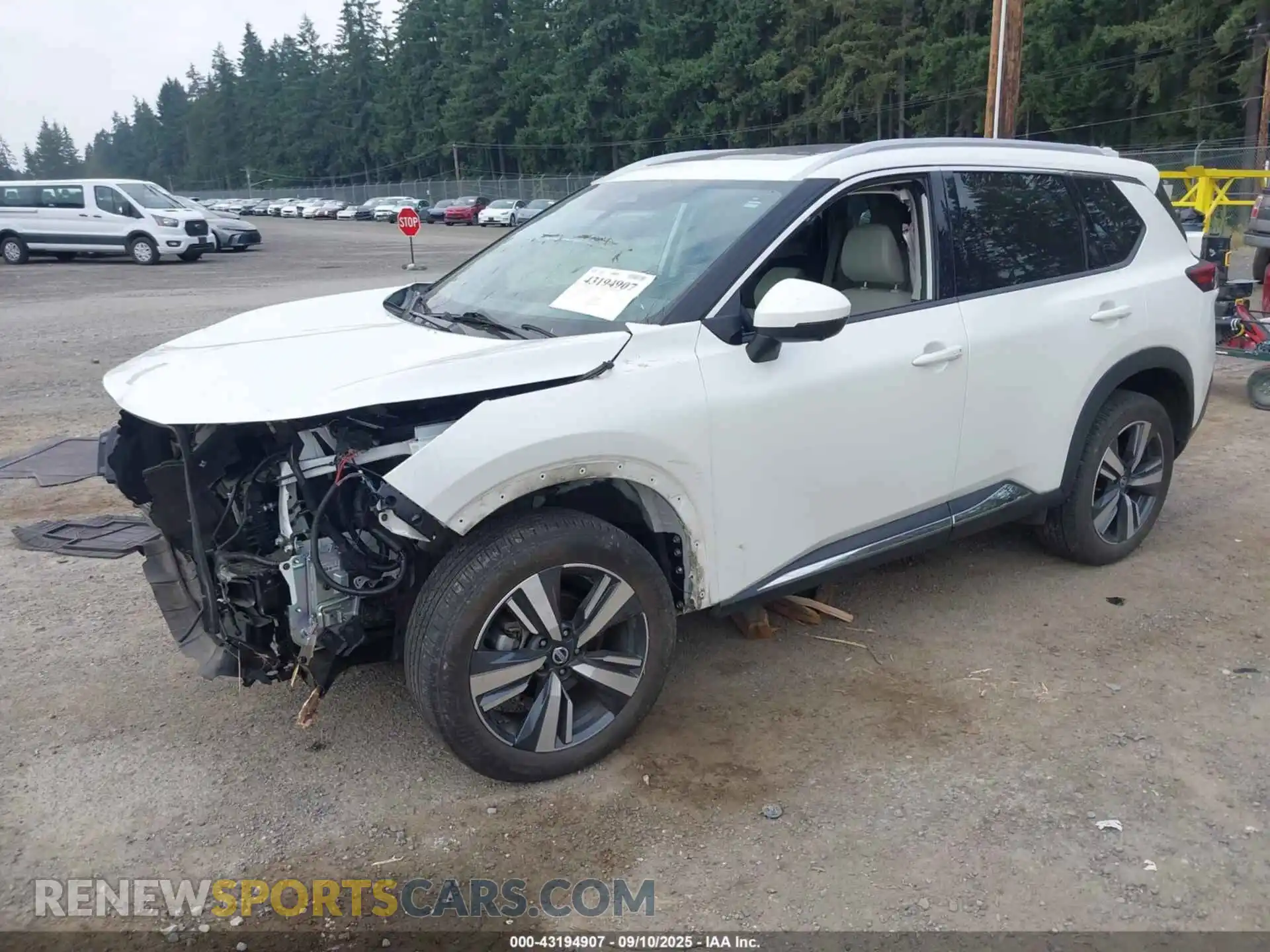 2 Photograph of a damaged car 5N1AT3CB8MC671460 NISSAN ROGUE 2021