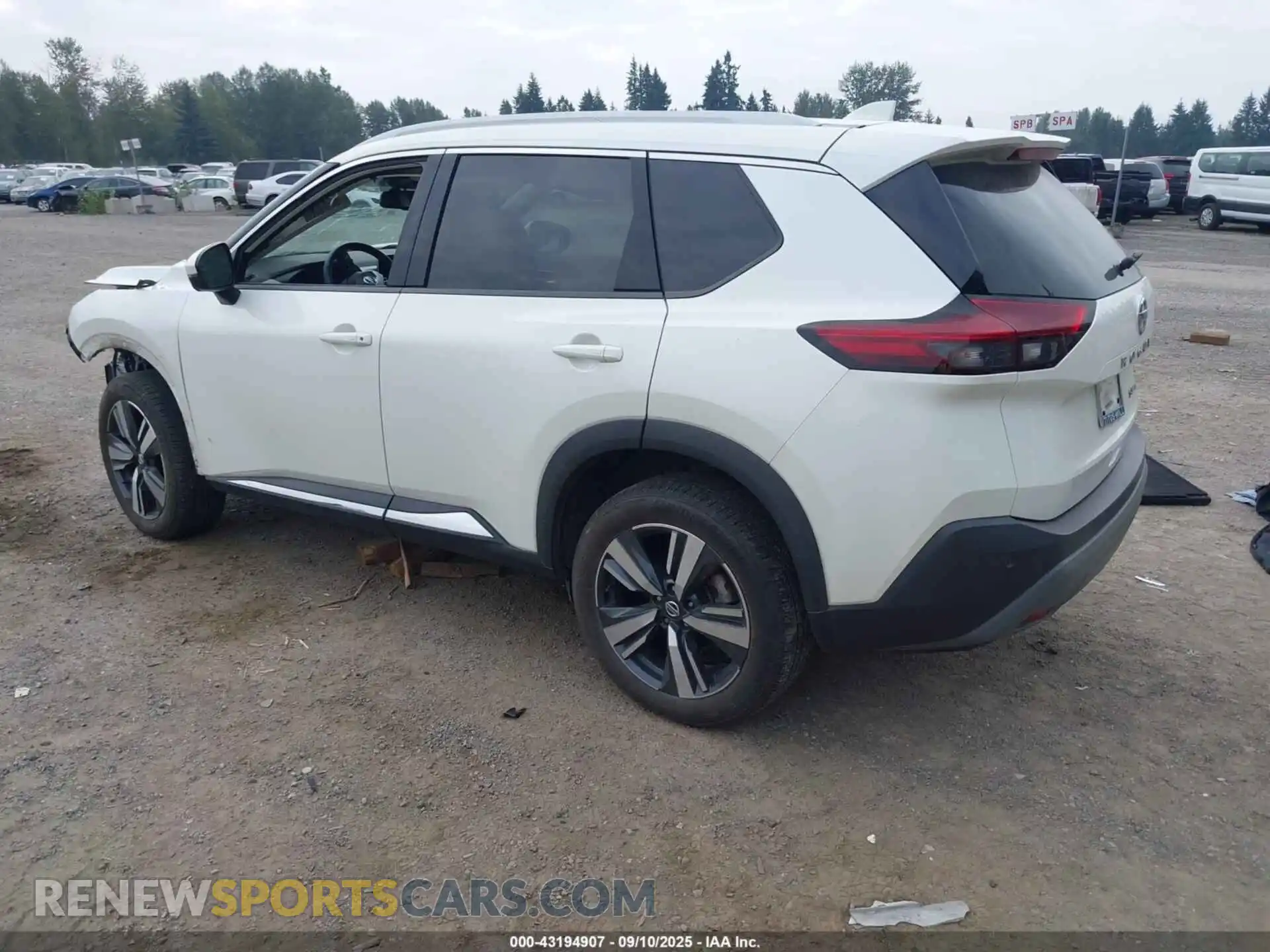 3 Photograph of a damaged car 5N1AT3CB8MC671460 NISSAN ROGUE 2021