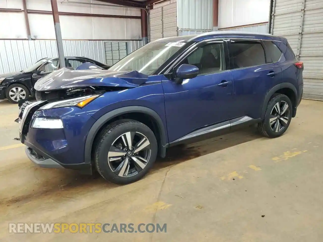 1 Photograph of a damaged car 5N1AT3CB8MC706370 NISSAN ROGUE 2021