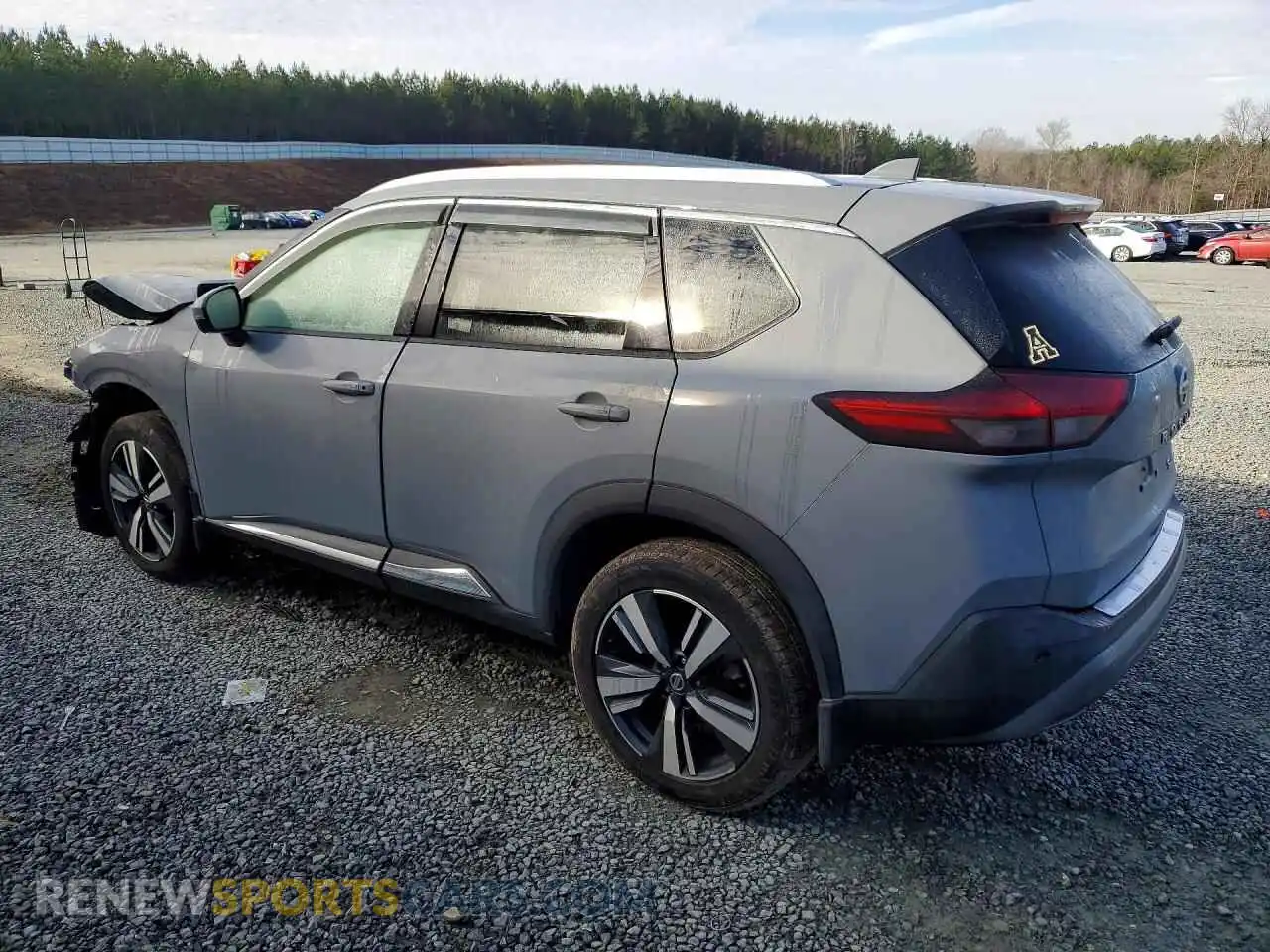 2 Photograph of a damaged car 5N1AT3CB8MC802323 NISSAN ROGUE 2021