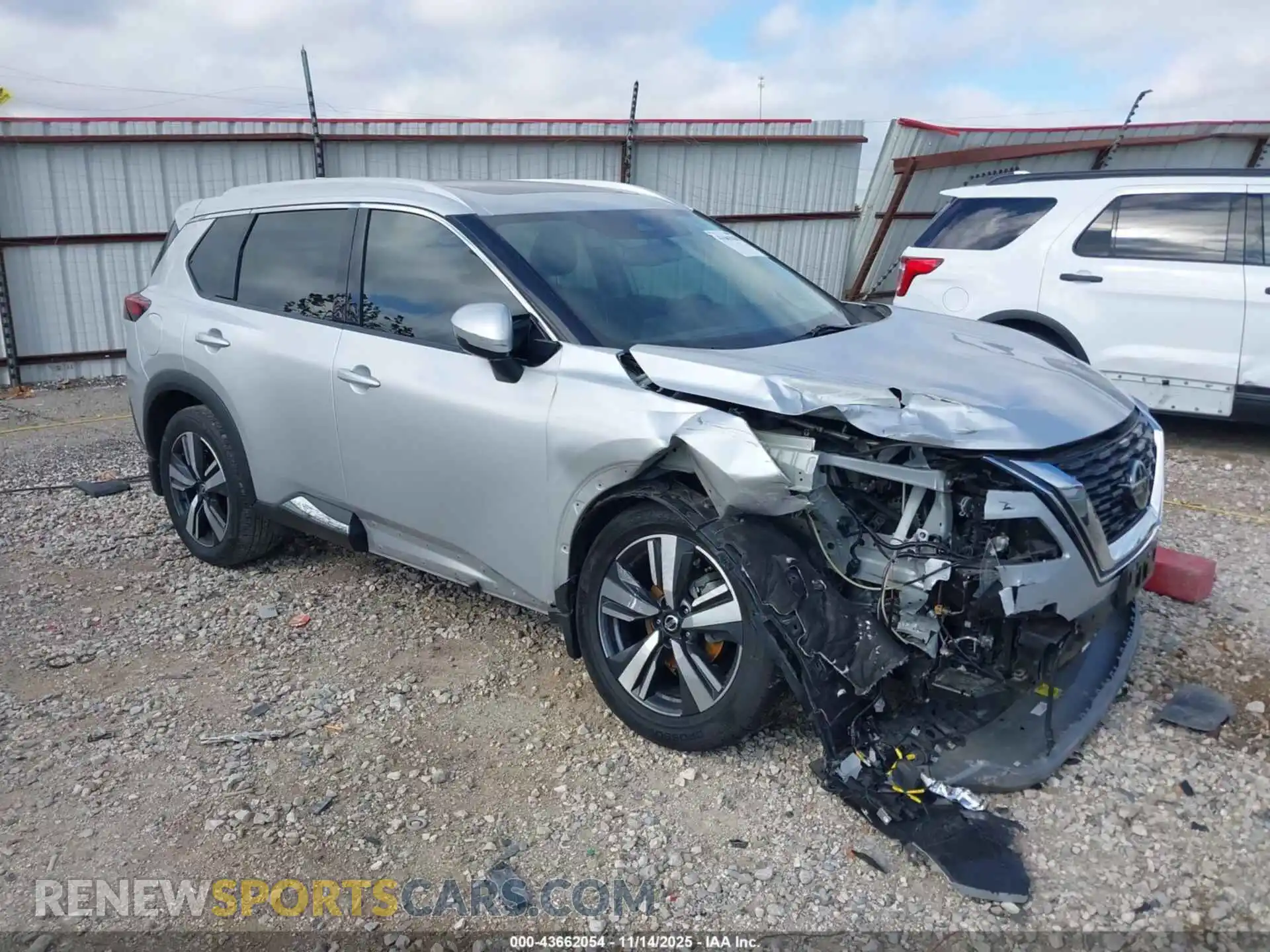 1 Photograph of a damaged car 5N1AT3CB8MC812611 NISSAN ROGUE 2021