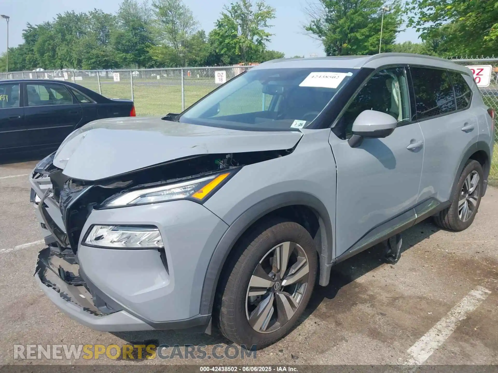 2 Photograph of a damaged car 5N1AT3CB8MC842580 NISSAN ROGUE 2021