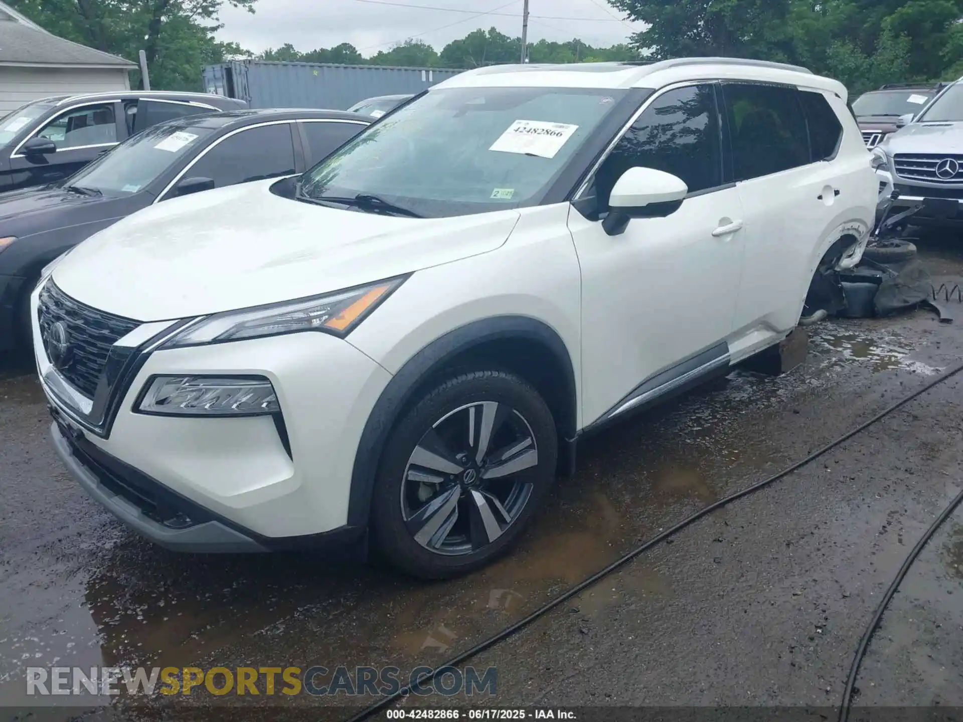 2 Photograph of a damaged car 5N1AT3CB9MC691751 NISSAN ROGUE 2021