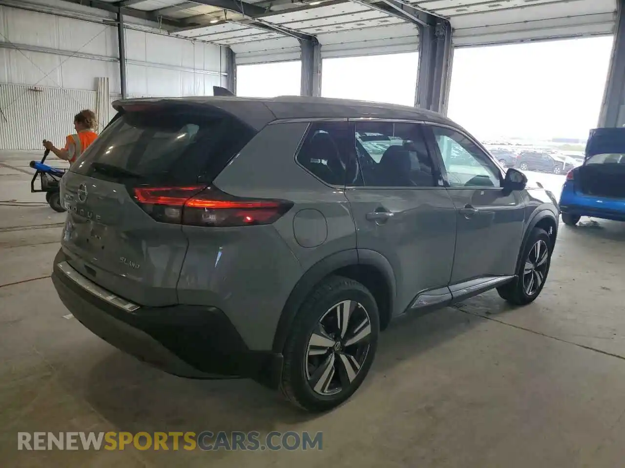 3 Photograph of a damaged car 5N1AT3CB9MC769641 NISSAN ROGUE 2021