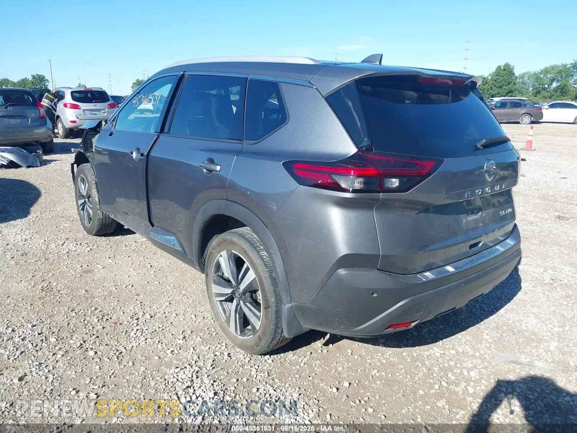 3 Photograph of a damaged car 5N1AT3CB9MC796869 NISSAN ROGUE 2021