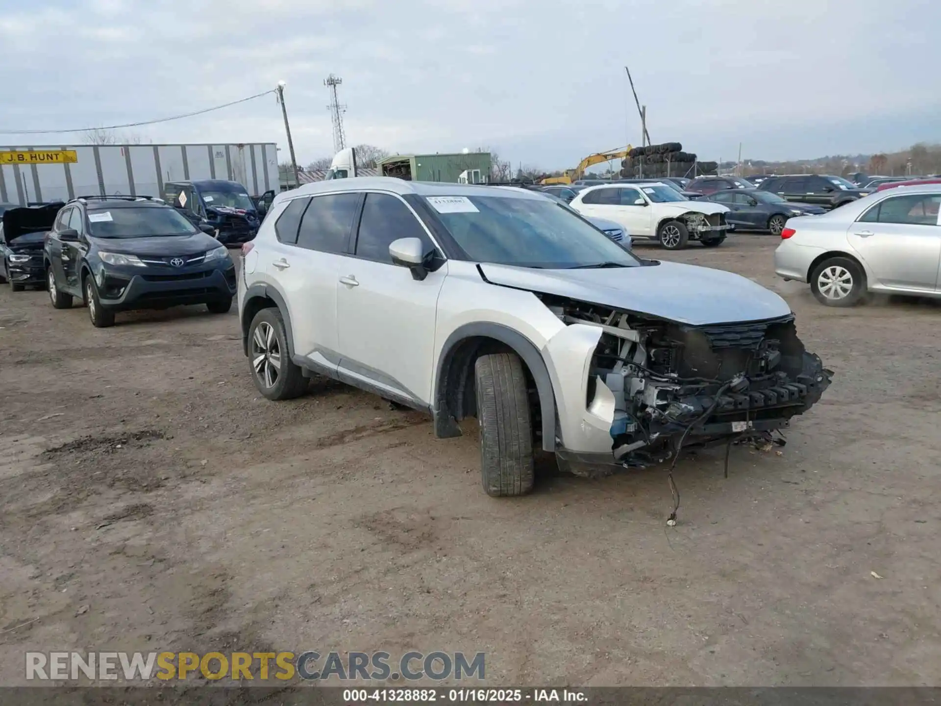 1 Photograph of a damaged car 5N1AT3CBXMC682184 NISSAN ROGUE 2021