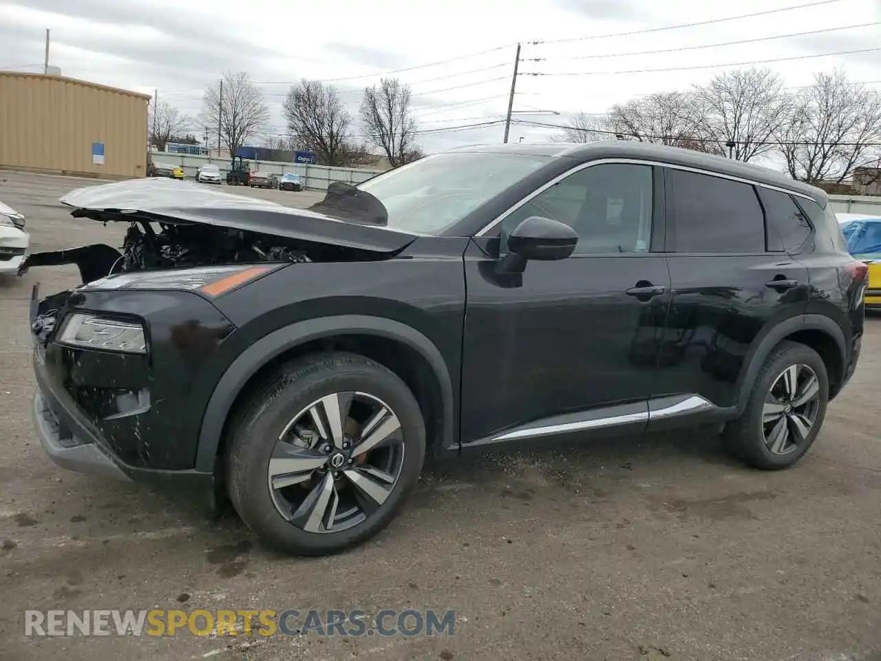 1 Photograph of a damaged car 5N1AT3CBXMC696988 NISSAN ROGUE 2021