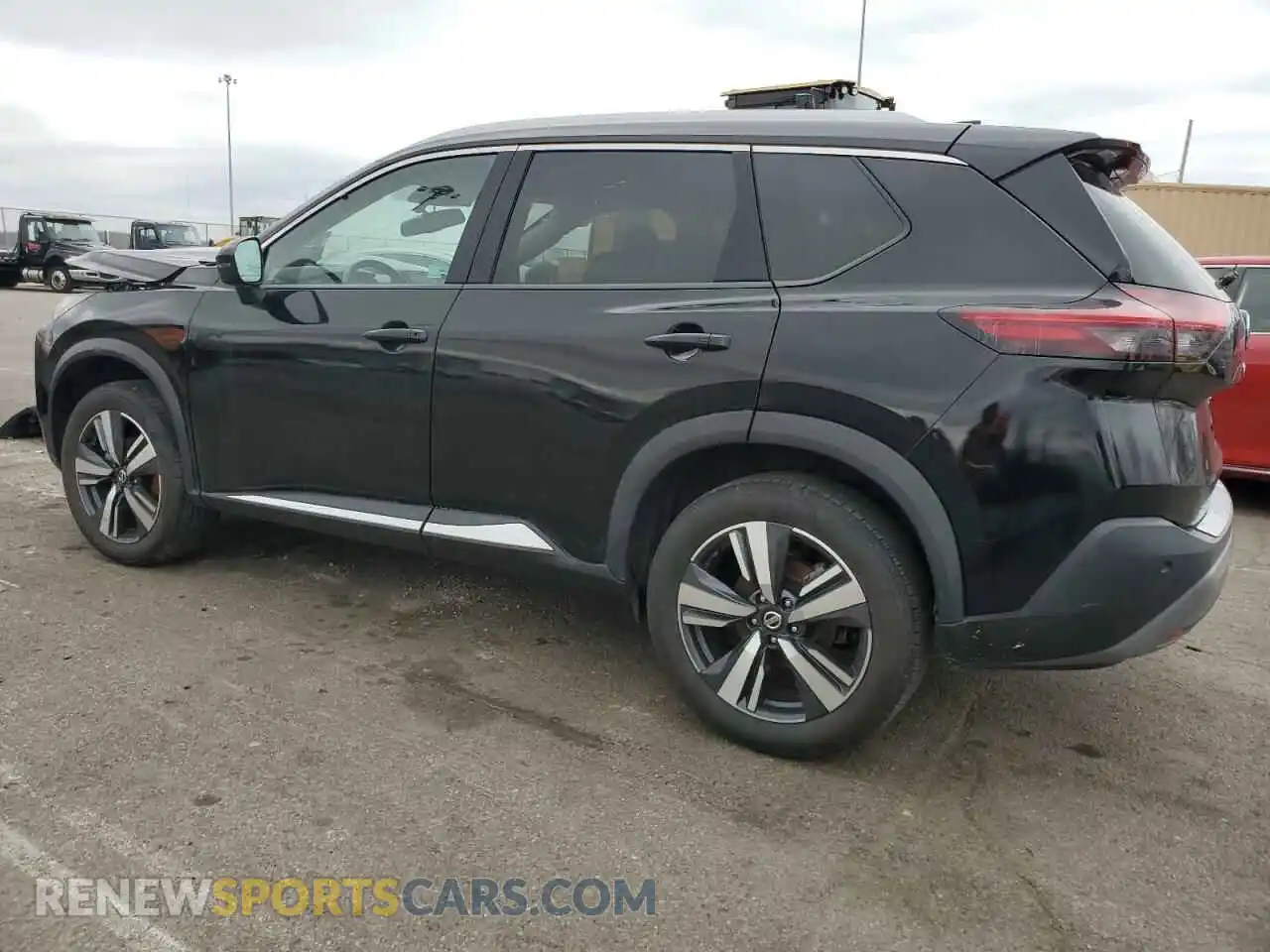 2 Photograph of a damaged car 5N1AT3CBXMC696988 NISSAN ROGUE 2021