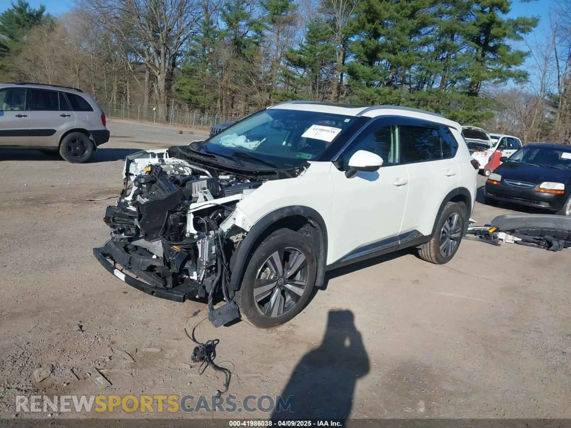 2 Photograph of a damaged car 5N1AT3CBXMC786996 NISSAN ROGUE 2021