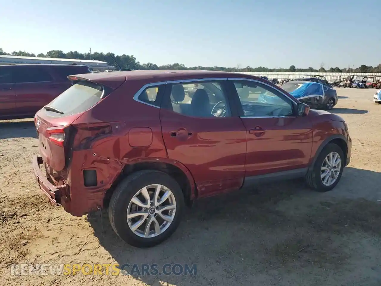 3 Photograph of a damaged car JN1BJ1AV0MW301931 NISSAN ROGUE 2021