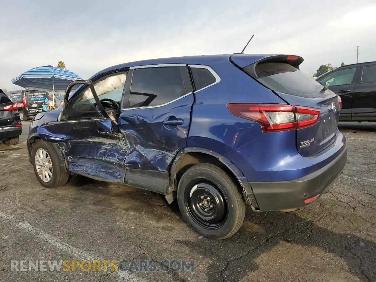 2 Фотография поврежденного автомобиля JN1BJ1AV0MW303811 NISSAN ROGUE 2021