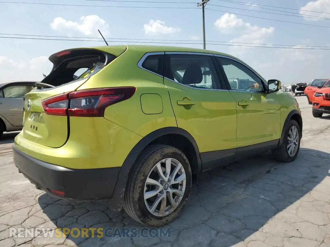 3 Photograph of a damaged car JN1BJ1AV0MW304067 NISSAN ROGUE 2021