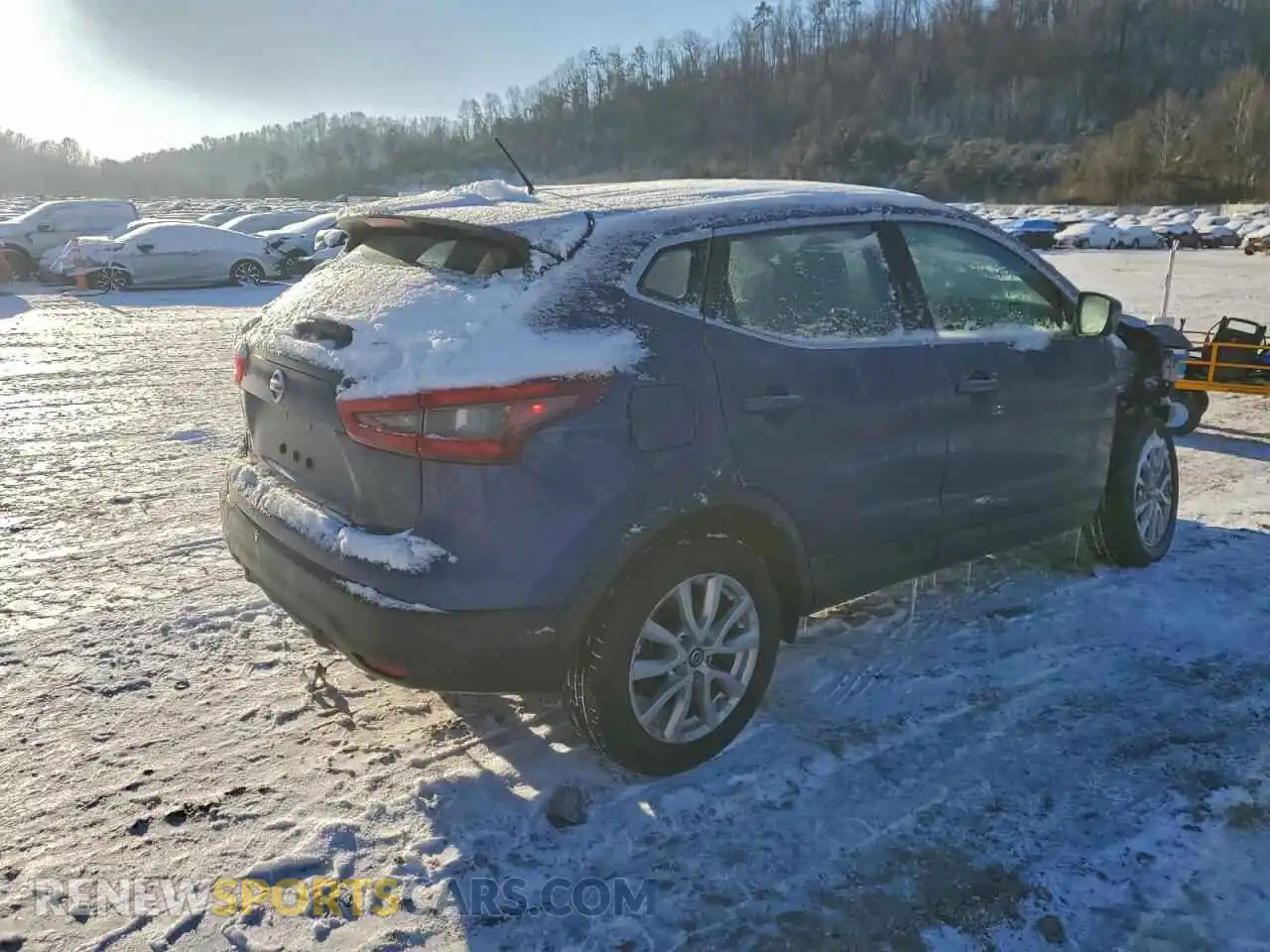 3 fotografías del automóvil dañado JN1BJ1AV0MW306899 NISSAN ROGUE 2021