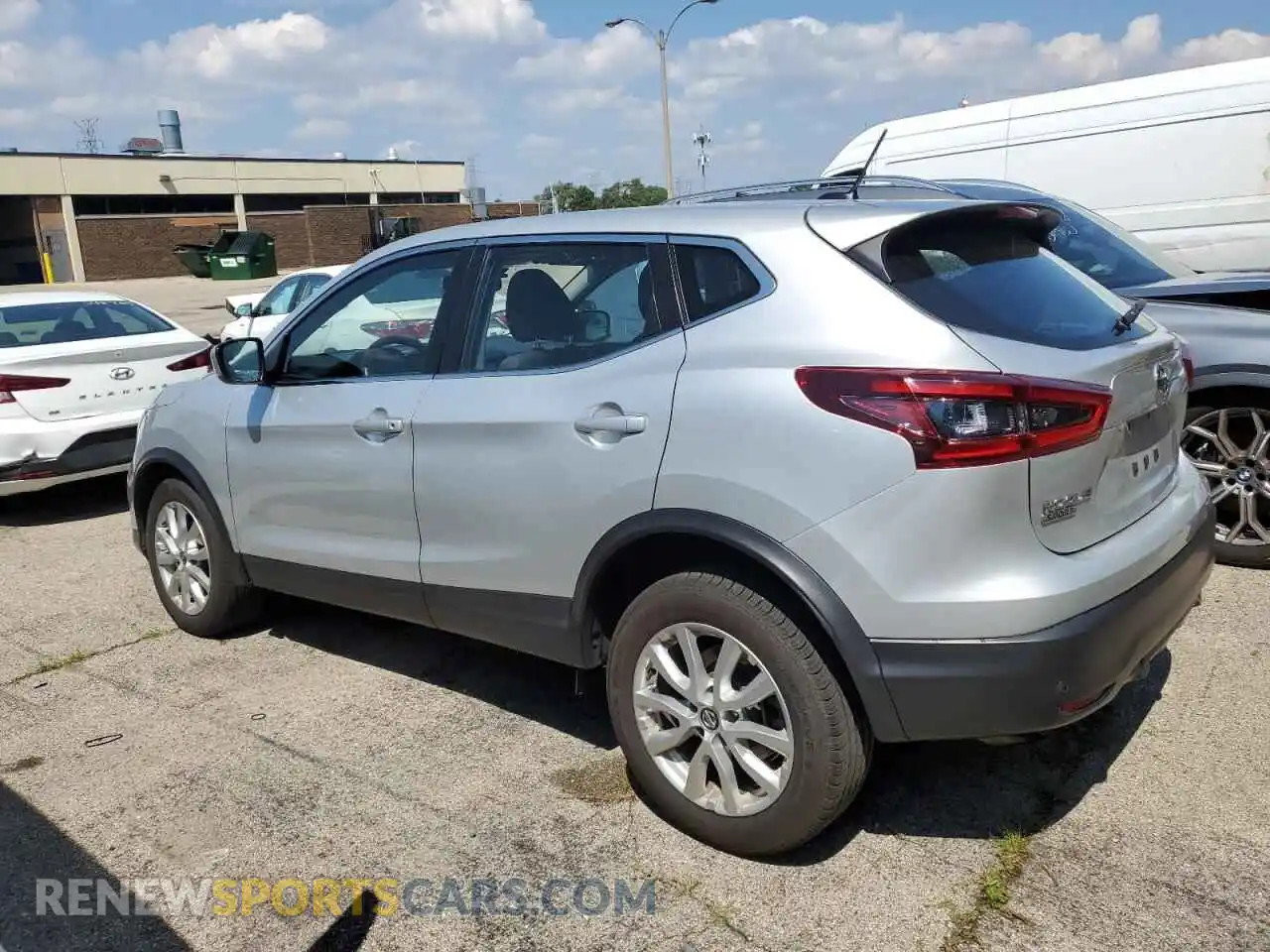 2 Photograph of a damaged car JN1BJ1AV0MW312539 NISSAN ROGUE 2021