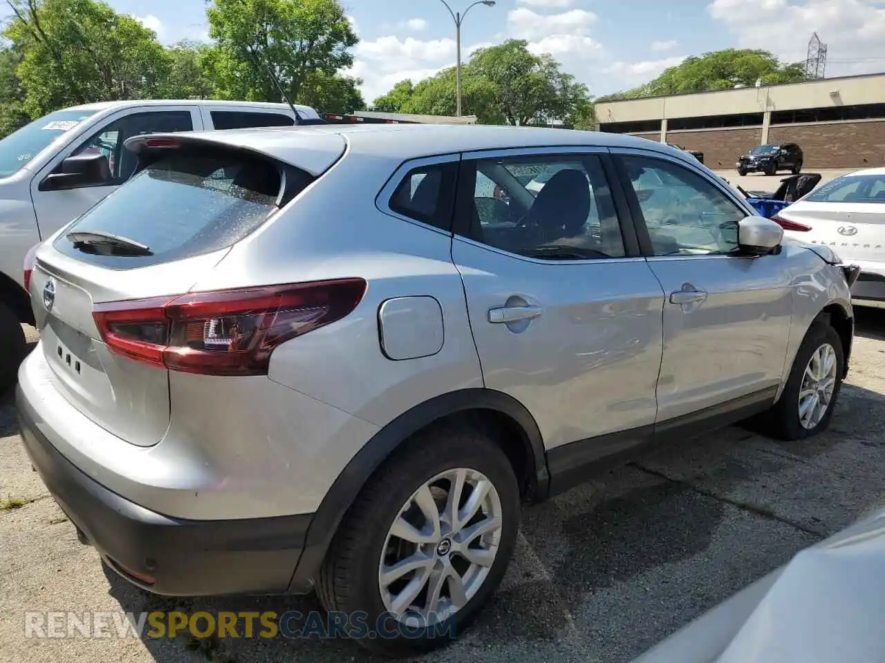 3 Photograph of a damaged car JN1BJ1AV0MW312539 NISSAN ROGUE 2021
