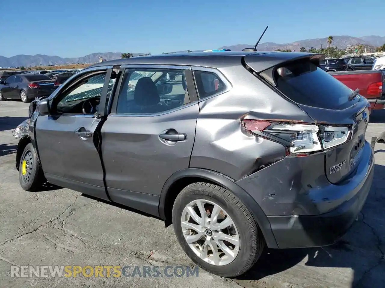 2 Photograph of a damaged car JN1BJ1AV0MW313402 NISSAN ROGUE 2021