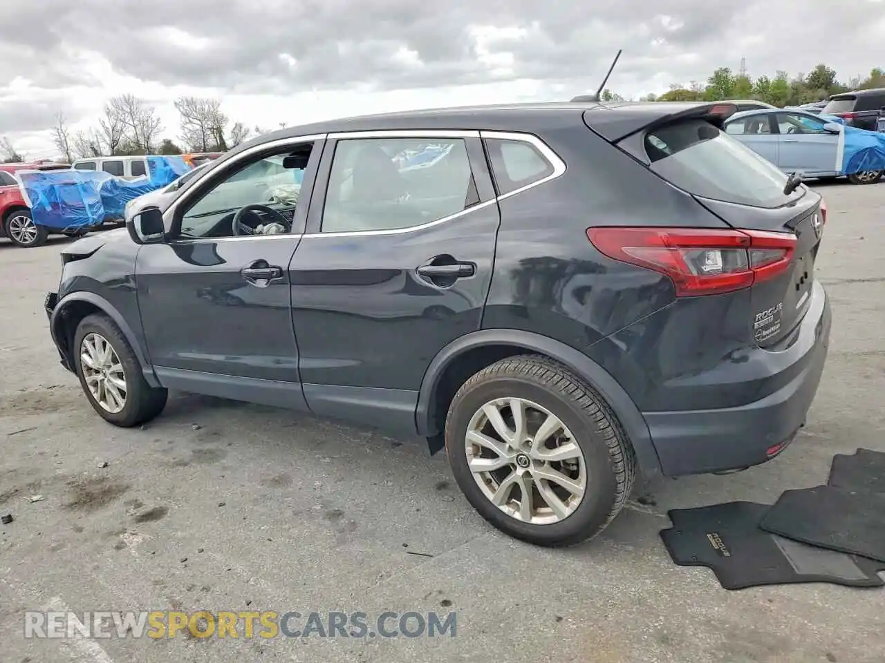 2 fotografías del automóvil dañado JN1BJ1AV0MW313898 NISSAN ROGUE 2021