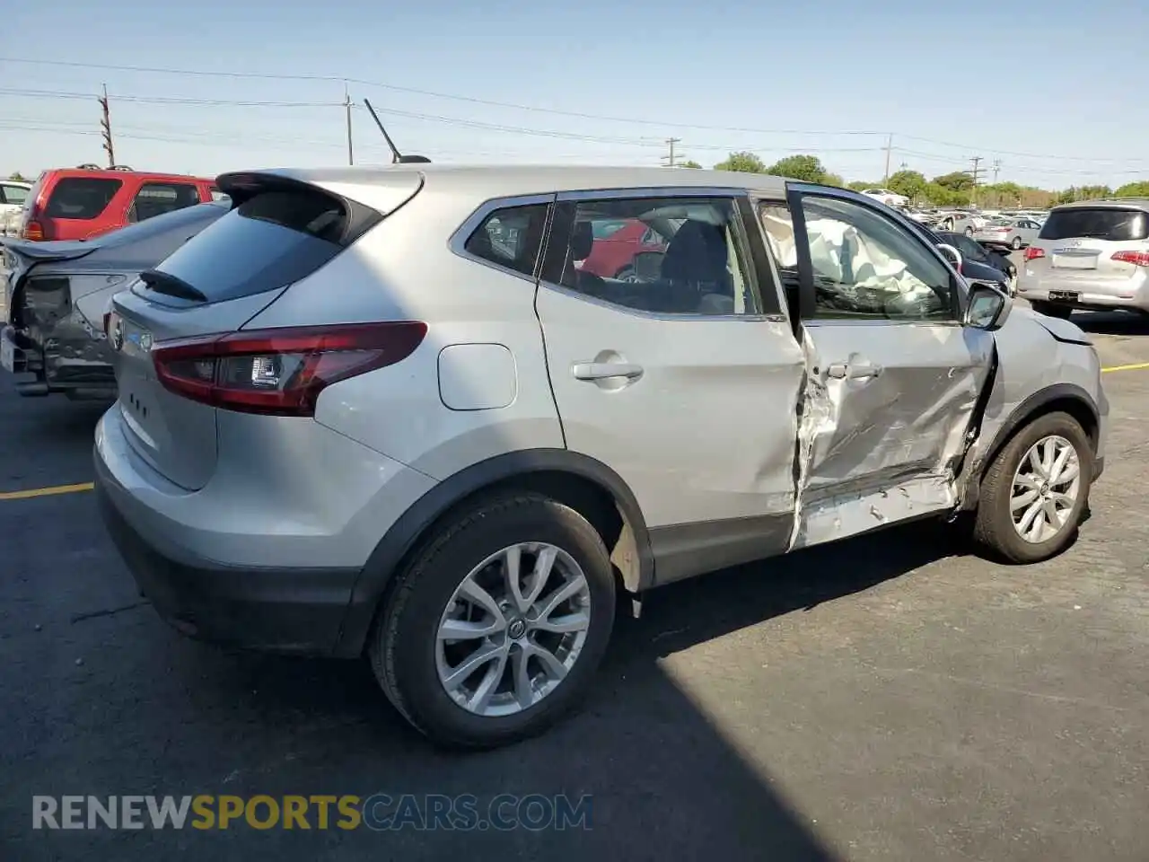 3 Photograph of a damaged car JN1BJ1AV1MW306894 NISSAN ROGUE 2021