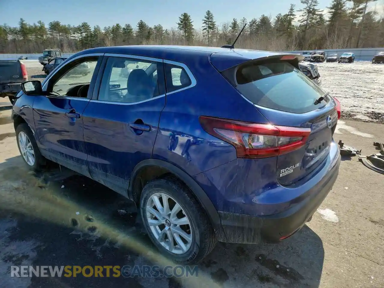 2 Photograph of a damaged car JN1BJ1AV1MW308466 NISSAN ROGUE 2021