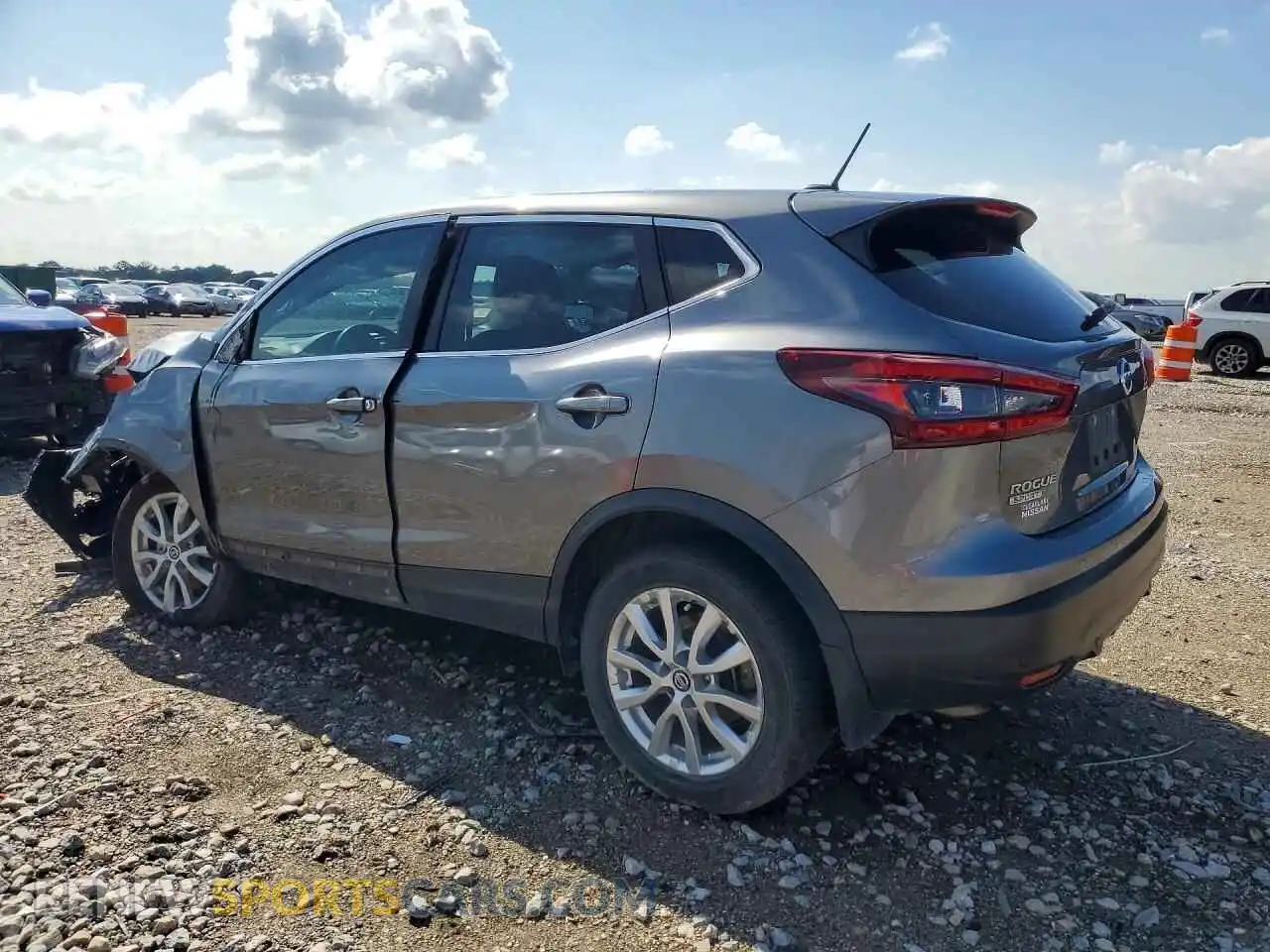 2 Photograph of a damaged car JN1BJ1AV1MW562520 NISSAN ROGUE 2021