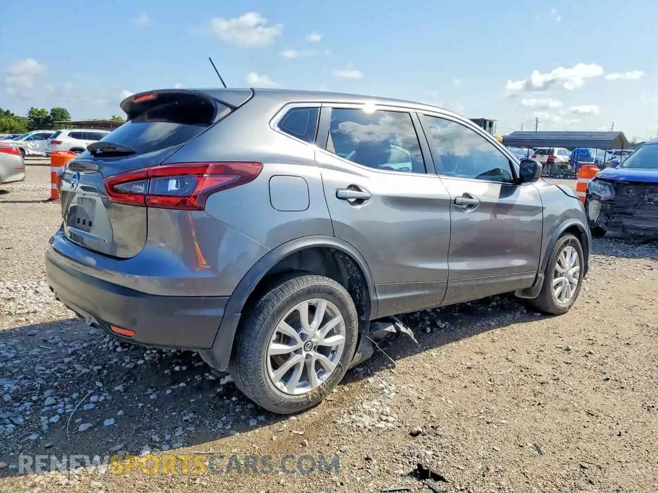 3 Photograph of a damaged car JN1BJ1AV1MW562520 NISSAN ROGUE 2021