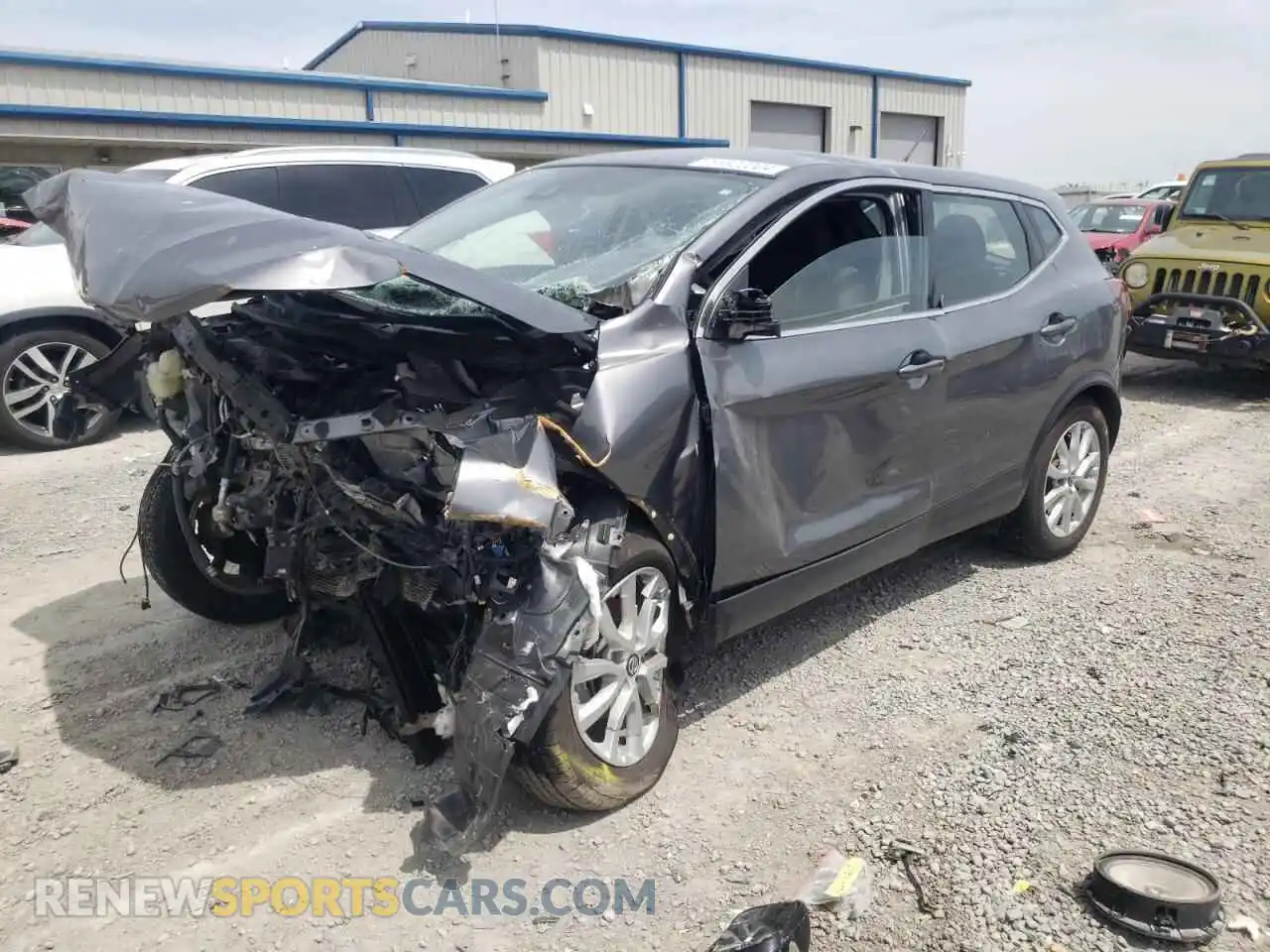 1 Photograph of a damaged car JN1BJ1AV2MW300151 NISSAN ROGUE 2021