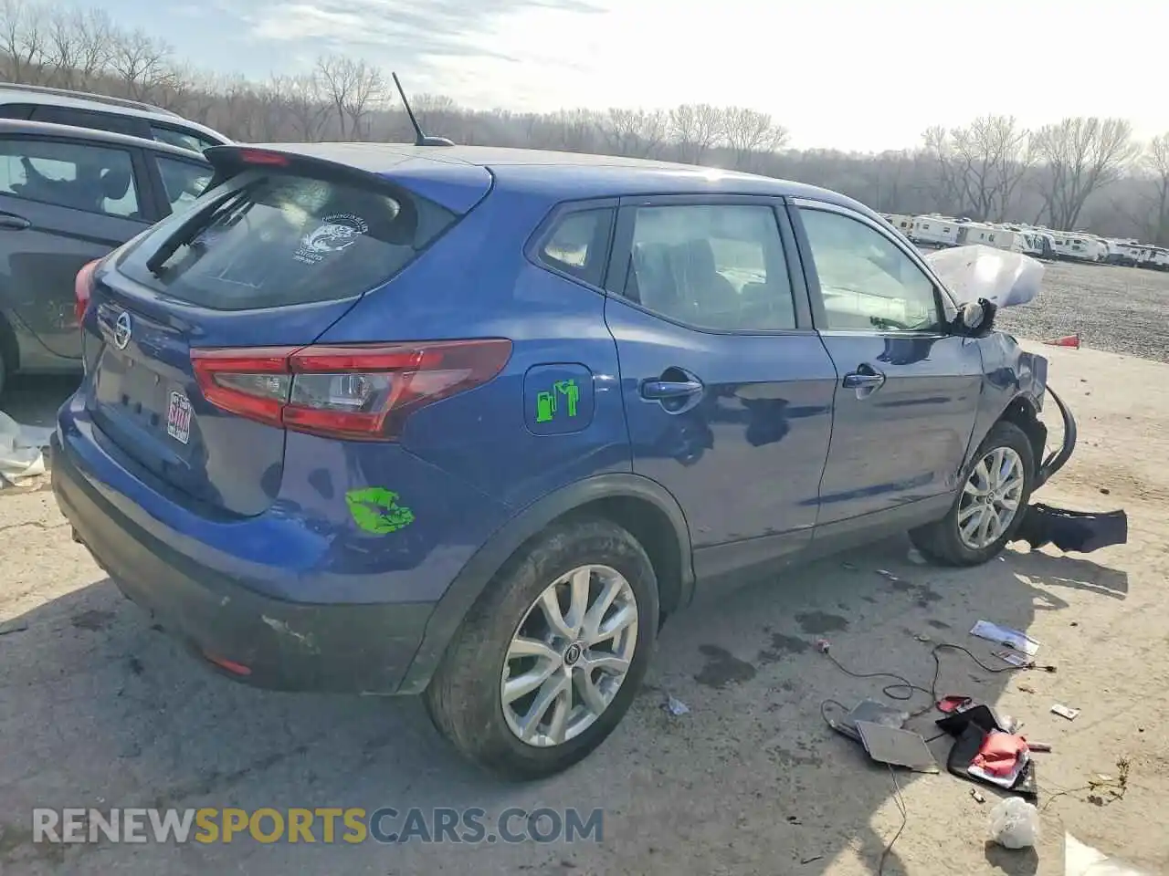 3 Фотография поврежденного автомобиля JN1BJ1AV2MW307231 NISSAN ROGUE 2021