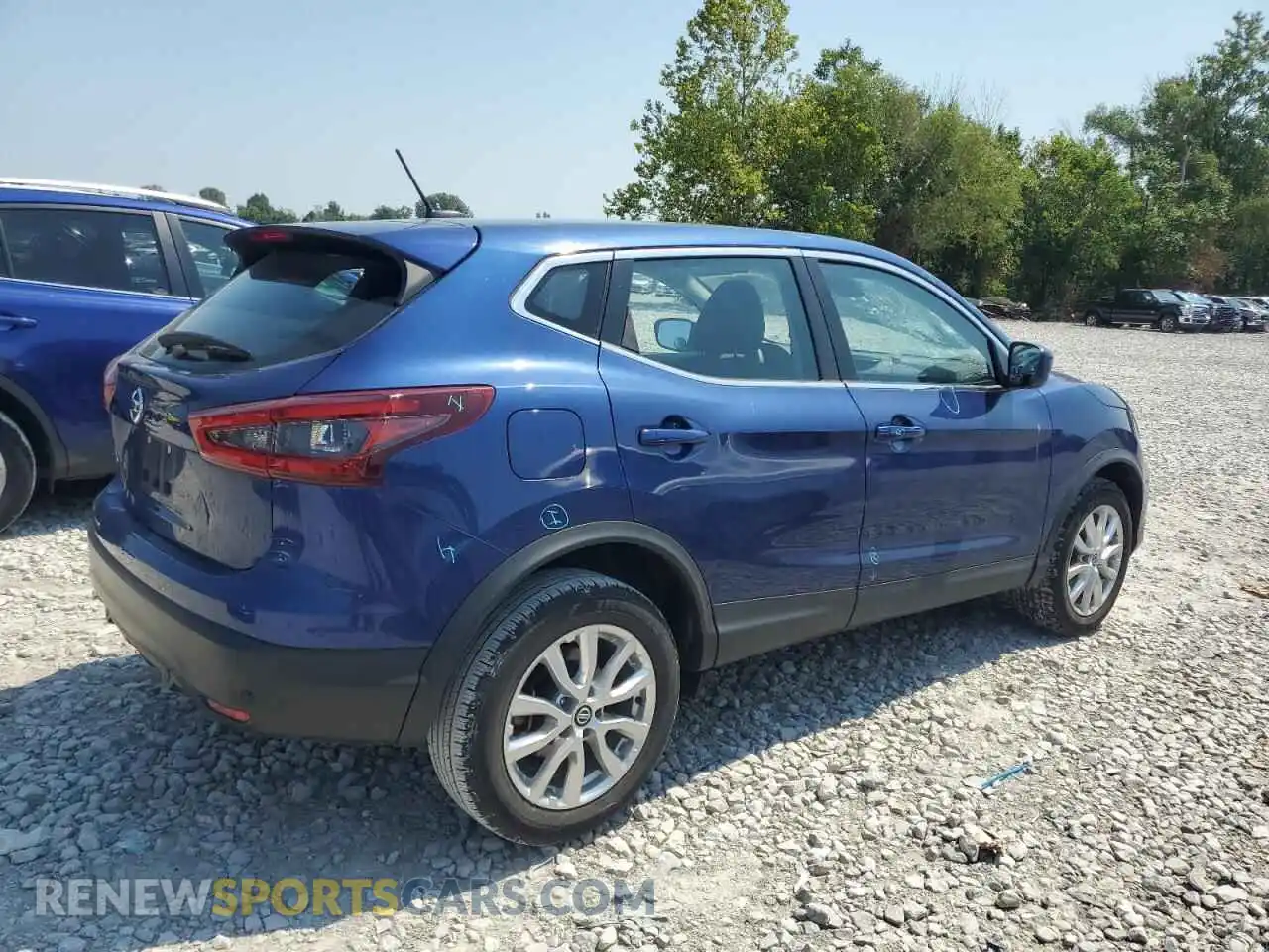 3 Фотография поврежденного автомобиля JN1BJ1AV2MW313952 NISSAN ROGUE 2021