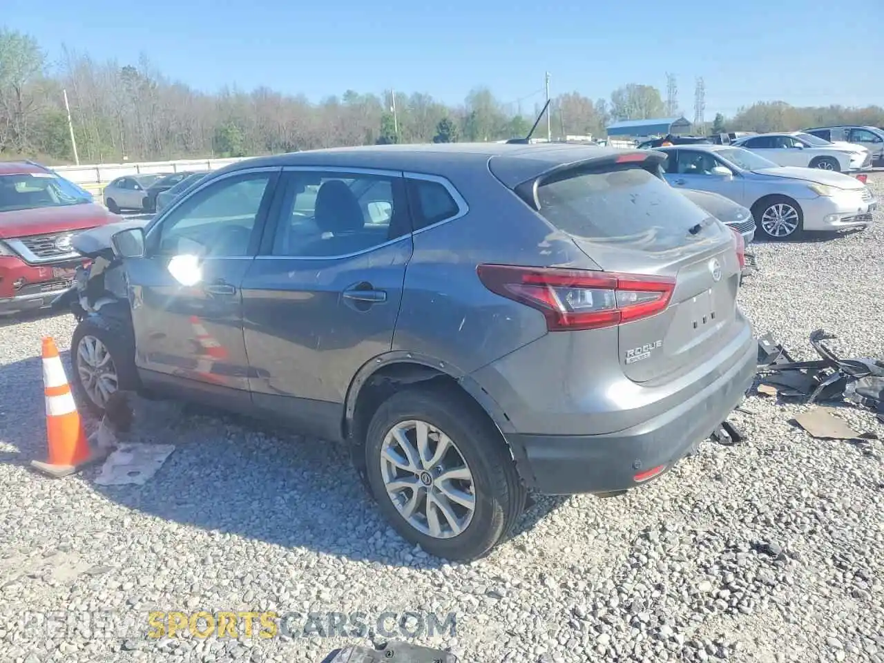 2 Photograph of a damaged car JN1BJ1AV2MW560419 NISSAN ROGUE 2021