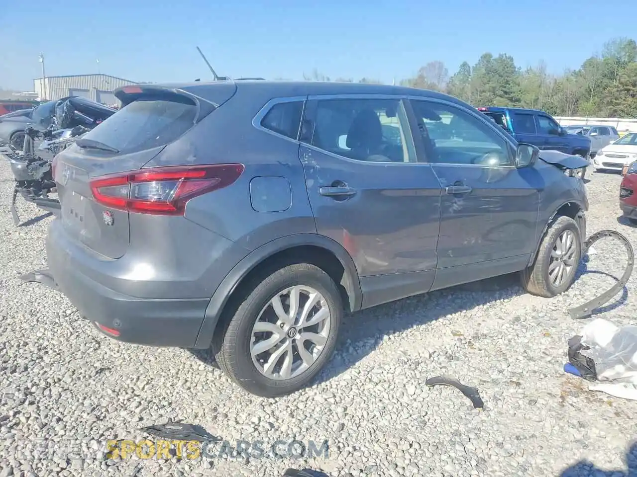 3 Photograph of a damaged car JN1BJ1AV2MW560419 NISSAN ROGUE 2021