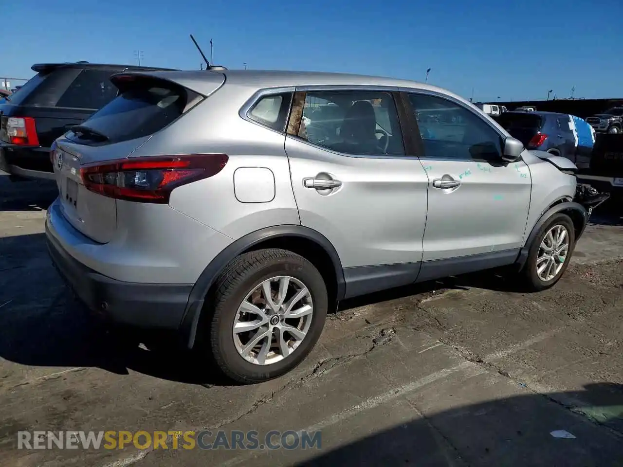 3 fotografías del automóvil dañado JN1BJ1AV2MW562459 NISSAN ROGUE 2021